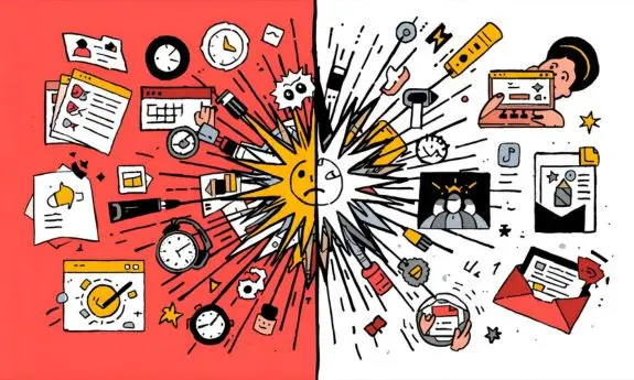 콘텐츠와 광고  한 화면에서 충돌하는 두 목적